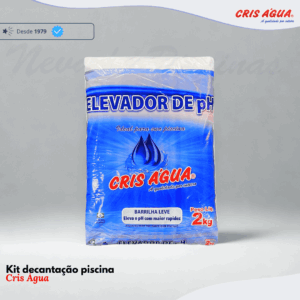 Barrilha Leve Elevador de pH 2kg Cris Água - Nevada Piscinas