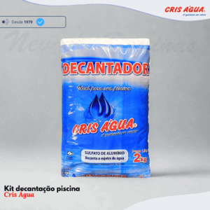 Decantador Sulfato de Alumínio 2kg Cris Água - Nevada Piscinas