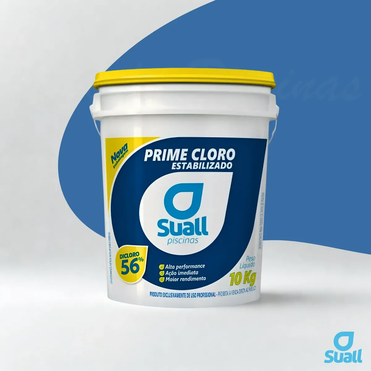 Cloro Suall Prime Estabilizado 10kg 56% Ativo